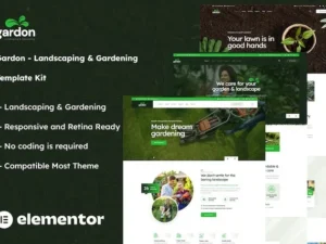 Gardon – Landscaping & Gardening Elementor Template Kit