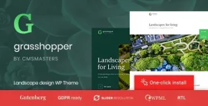 Grasshopper – Landscape Design and Gardening Services WP Theme