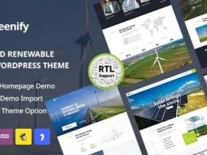 Greenify Solar & Renewable Energy WordPress Theme