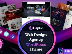 Haptic – Web Design Agency WordPress Theme