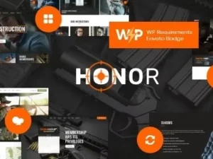 Honor – Shooting Club & Weapon Store WordPress Theme