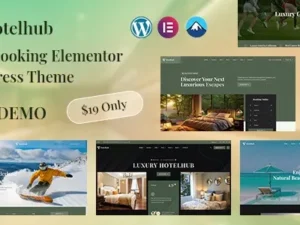 Hotelhub – Luxury & Resort Booking WordPress Theme
