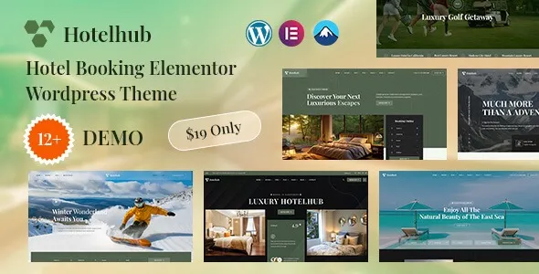 Hotelhub – Luxury & Resort Booking WordPress Theme