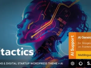 ITactics – IT Solutions & Digital Startup WordPress Theme + AI