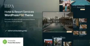 Ibiza – Luxury Hotel & Resort FSE WordPress Theme