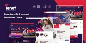 Ienet – Broadband TV & Internet WordPress Theme