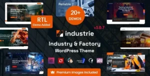 Industrie Factory & Industry WordPress Theme