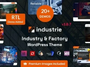 Industrie Factory & Industry WordPress Theme