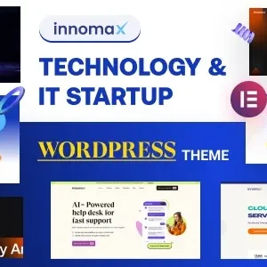 Innomax – Technology & IT Startup WordPress Theme