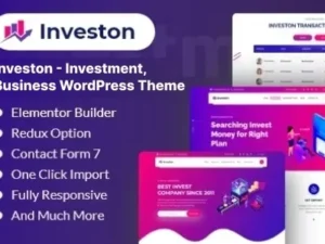 Investon – Investment, Business, Finance, Consult Agency WordPress Theme