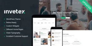 Invetex – Business Consulting & Investments WordPress Theme + RTL