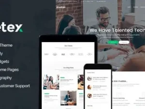 Invetex – Business Consulting & Investments WordPress Theme + RTL