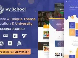 IvyPrep Education & School WordPress Theme