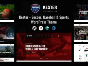 Kester – Soccer Club & Sports News WordPress Theme