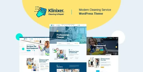 Klinixer – Cleaning Services WordPress Theme + RTL