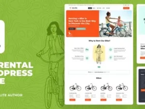 Komo – Bike Rental Shop WordPress Theme