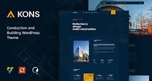 Kons – Construction and Building WordPress Theme