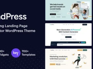 LandPress – Marketing Landing Page Elementor WordPress Theme