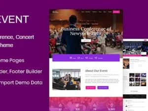 Lifevent Event Conference WordPress Theme