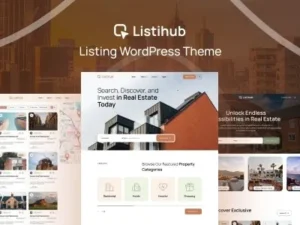 Listihub – Listing WordPress Theme