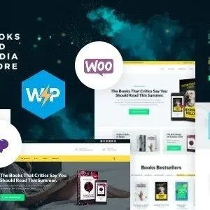 Lorem Ipsum – Books & Media Store WordPress Theme