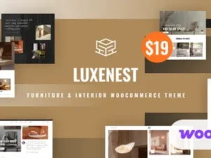LuxeNest – Furniture & Interior WooCommerce WordPress Theme