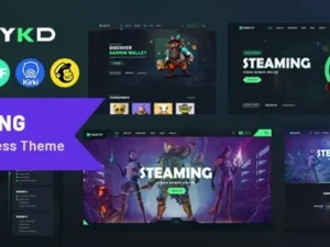MYKD eSports and Gaming NFT WordPress Theme