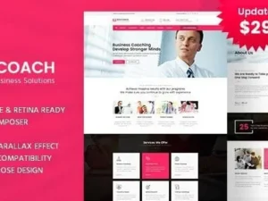 Maxcoach – Business Consulting WordPress Theme