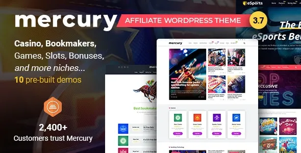 Mercury – Affiliate WordPress Theme