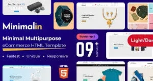 Minimalin – Minimal Multipurpose WooCommerce WordPress Theme