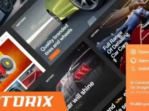Motorix – Car Repair, Shop & Detailing WordPress Theme
