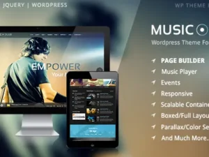 Music Club – Band Party WordPress Theme