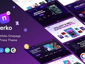 Nerko – NFT Portfolio WordPress Theme