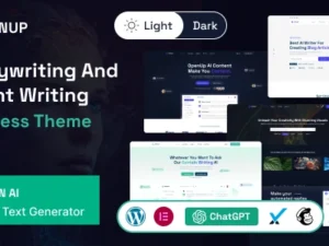 Openup AI Content Writer & AI Application WordPress Theme