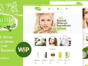 Organic Beauty Store – Natural Cosmetics WordPress Theme