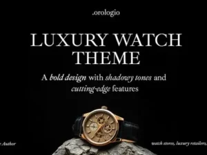 Orologio – Luxury Watch Store WordPress Theme
