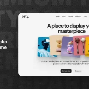 Osty – Creative Agency and Portfolio Theme