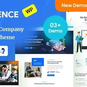 Oxence – Web Design Agency Elementor WordPress Theme