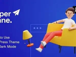 Paper Plane – Creative Parallax WordPress Blog Theme