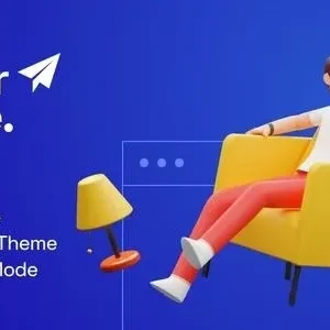 Paper Plane – Creative Parallax WordPress Blog Theme