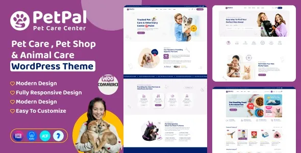 Petpal – Pet Care & Pet Shop WordPress Theme