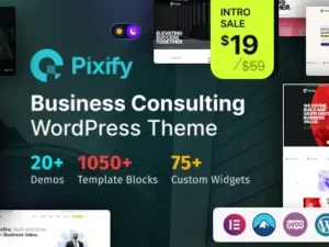 Pixify– Business Consulting WordPress Theme