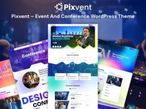 Pixvent – Event and Conference WordPress Theme