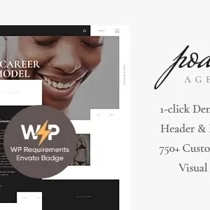 Podium – Fashion Model Agency WordPress Theme