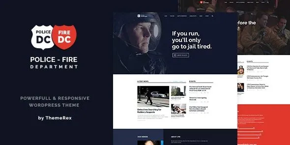 Police & Fire – Department and Security Business WordPress Theme