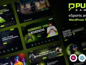 Pubzi – eSports and Gaming WordPress Theme