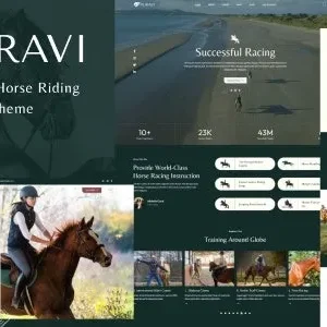 Puravi – Equestrian Club & Horse Riding Sports Theme