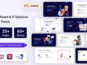 Quiety Software & IT Solutions WordPress Theme