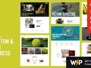 Racquet – Tennis, Badminton & Squash WordPress Theme