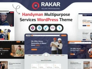 Rakar – Multipurpose Services WordPress Theme
